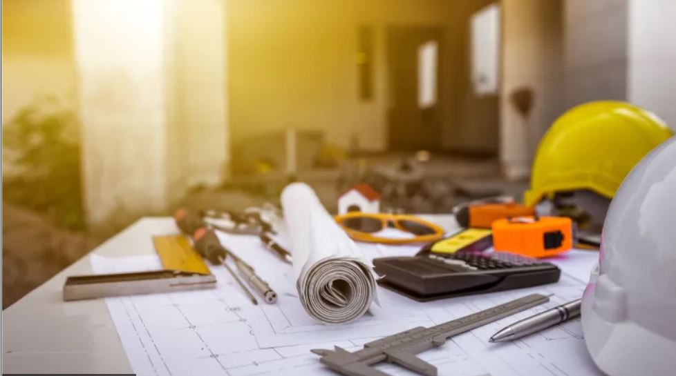 Table with designer tools